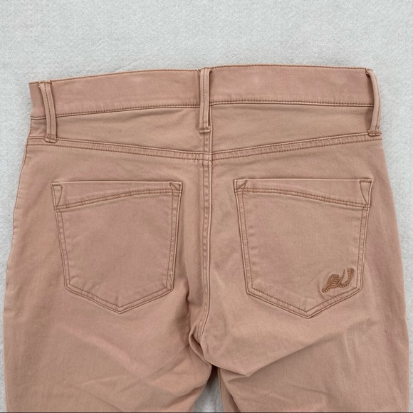 Express Stretch Pink Mid Rise Legging Skinny Jean - Picture 7 of 10